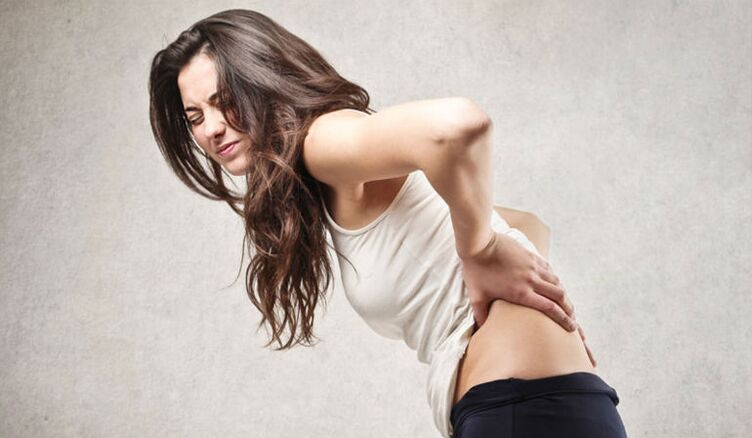 Raunin baya a cikin osteochondrosis